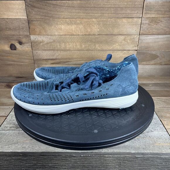 Under Armour Womens Size 7.5 UA Street Precision Low Luxe Blue 1296225-953 light - Picture 3 of 10